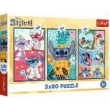 PUZZLE TREFL 3X800 STITCH LUMEA LUI STITCH SuperHeroes ToysZone