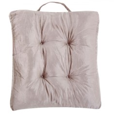 Perna Podea Velvet, Model Fără Fermoar, Culoare Bej șampanie, Dimensiuni 60x60x10cm foto