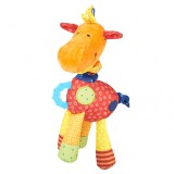 Jucarie senzoriala din plus cu activitati Girafa exploratoare, PlayQ Sigikid