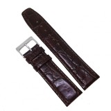 Curea de ceas din Piele Naturala - Culoare Maro, textura lucioasa - 20mm 22mm - GR3866, Time Veranda