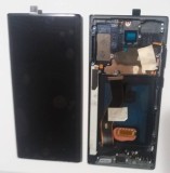 Display ecran cu Touchscreen si Rama pentru Samsung Note 10 Plus 5G, N976 OLED, Negru, Compatibil