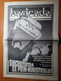 Baricada 25 februarie-2 martie 1992-interviu petre roman si art. paul goma