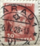 Timbre Helvetia-Elvetia Interbelica TMB1CH 20