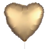 Balon Folie Auriu Inima pentru Petreceri Sf. Valentin, CMCLASS