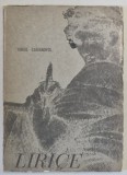 Lirice Virgil Carianopol, 1973, DEDICATIE Autograf, Editura Scrisul Romanesc, Roman