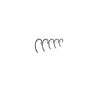CARLIG MUSTAD CRAP XV2 CURVED OCHI NICHEL NEGRU Nr.8 foto