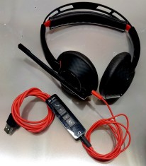 Casti PC, Call Center, Conferinta, Plantronics Poly C5220T cu adaptor C5220 ***TRANSPORT GRATUIT***