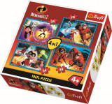 PUZZLE TREFL 4IN1 FAMILIA INCREDIBILA