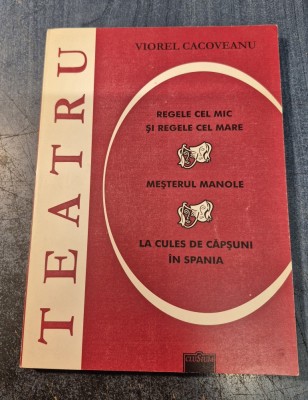 Teatru Viorel Cacoveanu cu autograf foto