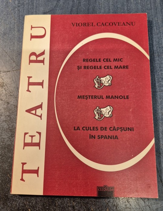 Teatru Viorel Cacoveanu cu autograf