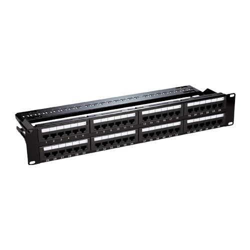 Patch Panel 2U&#039;UTP cat6&#039;48 porturi RJ45 - ASYTECH Networking ASY-PP-UTP6-48 SafetyGuard Surveillance
