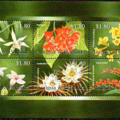 ANTIGUA&BARBUDA 2002, Flora, serie neuzata, MNH