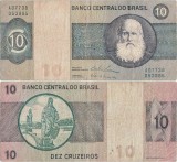 1974 , 10 cruzeiros ( P-193b ) - Brazilia