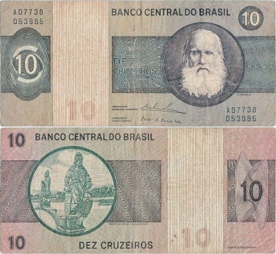 1974 , 10 cruzeiros ( P-193b ) - Brazilia foto