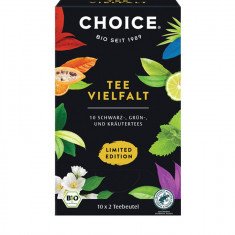 Selectie de ceai Tea Diversity - 10 feluri de ceai bio x 2 pliculete / 38.0g Choice®