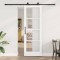 Ușa glisantă cu set de hardware ORKDAL Alb 73.5x211 cm
