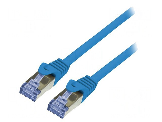 Patch Cord S/FTP 6a LSZH Albastru 7.5m 26AWG