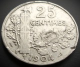 Cumpara ieftin Moneda istorica 25 CENTIMES - FRANTA, anul 1904 * cod 2144, Europa