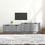 vidaXL Comodă TV, sonoma gri, 158,5x36x45 cm, lemn prelucrat
