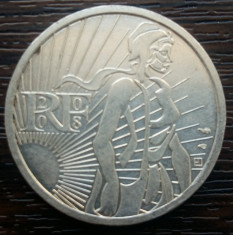 (A820) MONEDA DIN ARGINT FRANTA - 5 EURO 2008, SEMANATOAREA foto