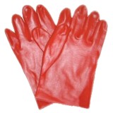Cumpara ieftin Manusi antiacide rosii scurte, marimea XL