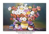 Cumpara ieftin Tablou pictat manual gigant living - Poezia florilor (3) - 120x80cm ulei pe panza, FABULOS!