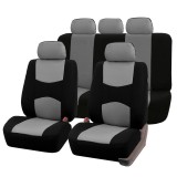 Set huse scaune auto universale negru-gri, design modern