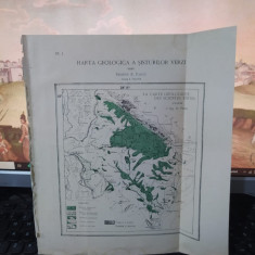 Harta geologică a șisturilor verzi, R. Pascu, circa 1912, 111