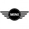Decoratiune metalica de perete Krodesign KRO-1056, Mini Cooper, diametru 50 cm, negru, grosime 1.5 mm