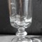 Pahar Biedermeier, sticla transparenta