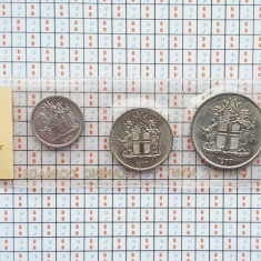 Set monetarie 1977 Islanda 1, 5, 10, 50 kronur UNC - M01