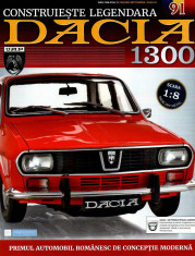 Macheta auto Dacia 1300 KIT Nr.91 - elemente portiera dr-fata part7, scara 1:8 Eaglemoss foto