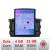 Navigatie Smart 2005-2010 KIT-smart05 ecran tip TESLA 9.7&quot; 8 core 4+32 4G DSP Android Radio Bluetooth Internet GPS WIFI CarStore Technology