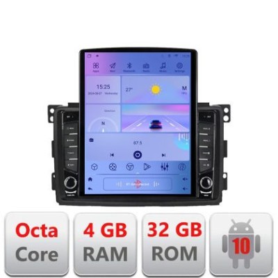 Navigatie Smart 2005-2010 KIT-smart05 ecran tip TESLA 9.7&amp;quot; 8 core 4+32 4G DSP Android Radio Bluetooth Internet GPS WIFI CarStore Technology foto