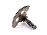 Pinion Pedala Pornire Aprilia Minarelli Yamaha, Ax 75mm, Pinion Curbat, Diametru 58mm, Revo