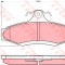 Set placute frana,frana disc SSANGYONG MUSSO (FJ) (1993 - 2016) TRW GDB3172