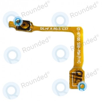 Samsung Galaxy Note 2 N7100 Conector buton lateral cablu flexibil, piesa de schimb neagra DS.HF.R.R0.5 C37 foto