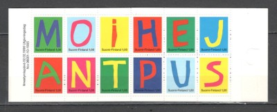 Finlanda.1996 Timbre de felicitare carnet DF.174 foto