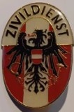 Cumpara ieftin CY - Insigna Austria cu numar &quot;Zivildienst / Munca in Folosul Comunitatii&quot; 4 cm x 6,50 cm / Stare!