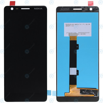 Modul display Nokia 3.1 LCD + Digitizer (Service Pack) negru SLTAP052X00