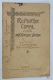 Repertor Coral Societatii Invatatorilor Ilfoveni - I. Popescu Pasarea, 1923, Brosata
