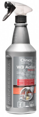 CLINEX W3 Active Shield, 1 litru, cu pulverizator, solutie delicata, curatare suprafete sanitare/bai foto