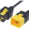 Cablu de Alimentare IEC C19 C20 2m Negru 16A cu Blocare