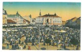 1941 - ARAD, Market, Romania - old postcard - unused - 1916