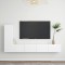 vidaXL Set dulapuri TV, 3 piese, alb, PAL