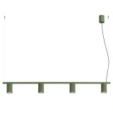 Candelabru Karbon 4 Verde Măsliniu