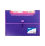 Cumpara ieftin Dosar extensibil, A4, 6 compartimente, mov