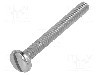 Surub UNC 4-40, o&amp;#355;el, lungime 25.4mm, cap rotund, pas filet {{Pas filet}}, KEYSTONE - 9405