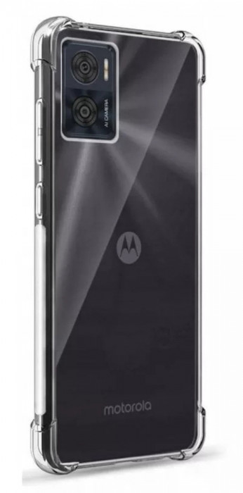 Husa de protectie din Silicon pentru Motorola Moto E22 / E22i, Transparent