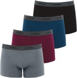 Boxeri pentru barbati ATHENA Basic Cotton Ld40, pachet de 4, Marimea XL - NOU